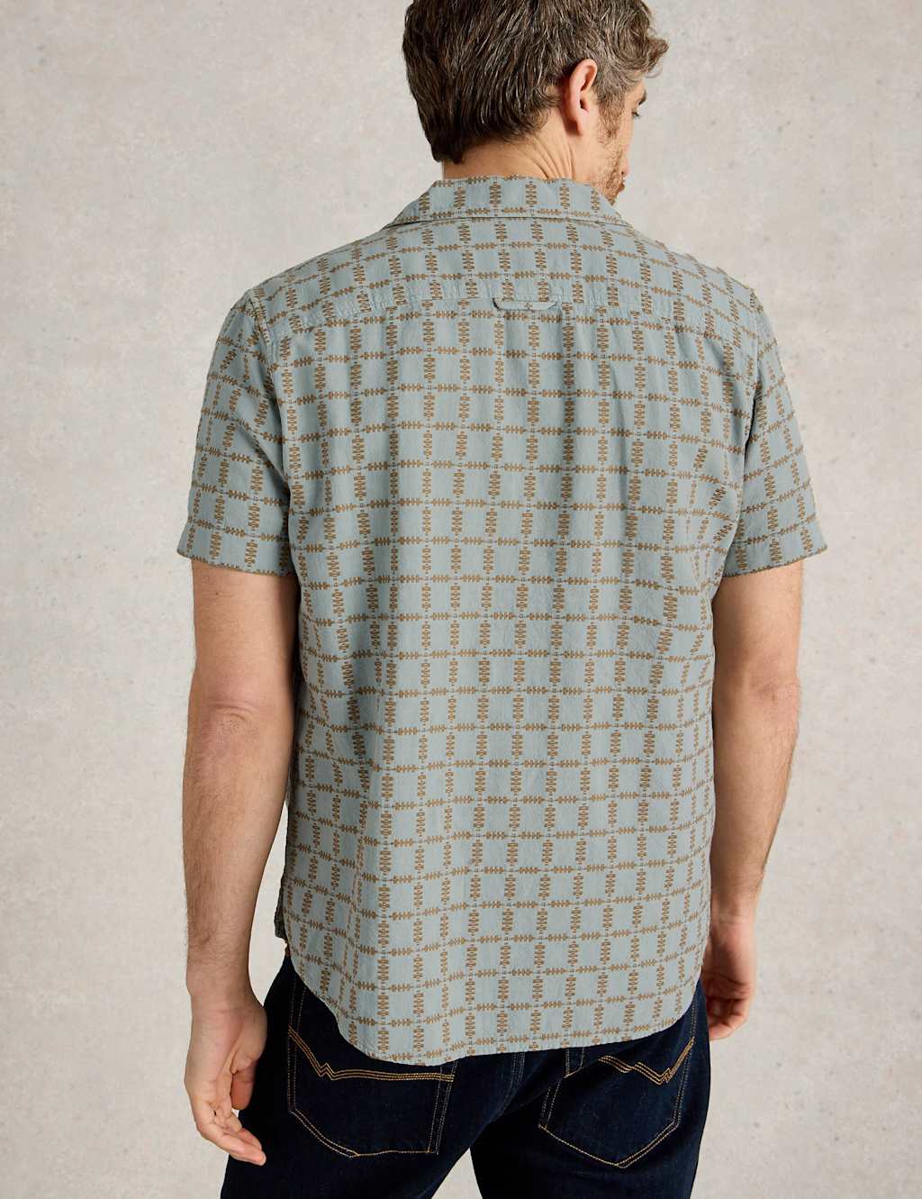 Regular Fit Flannel Check Short Sleeve Shirt 4 of 5
