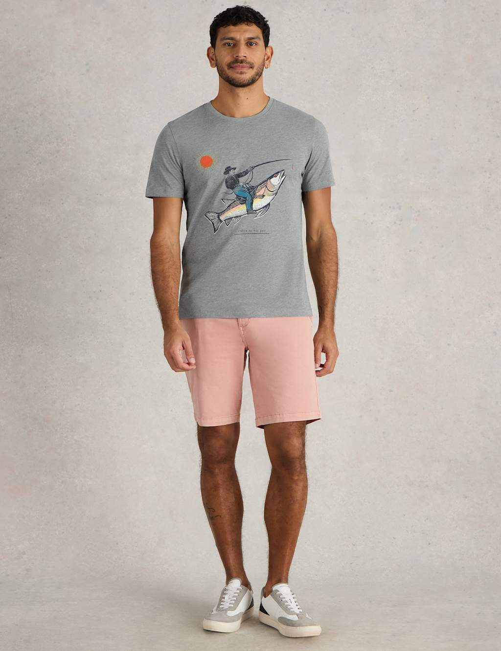 Cotton Rich Fish Graphic T-Shirt 3 of 6