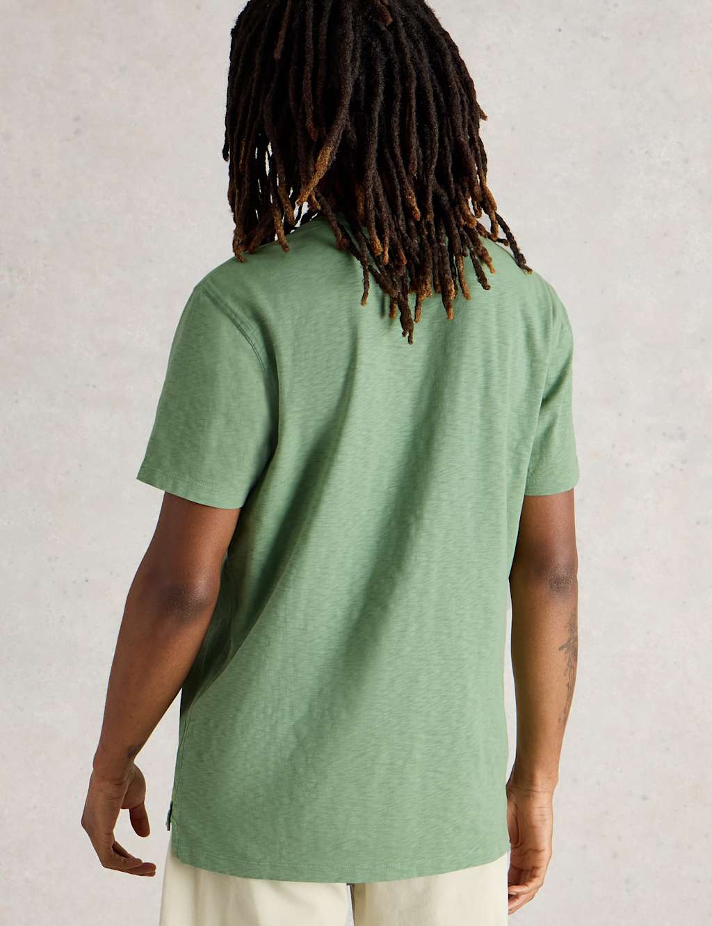 Pure Cotton Crew Neck T-Shirt 4 of 6