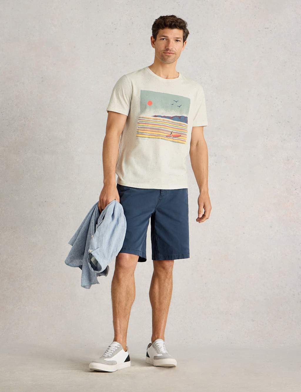 Cotton Rich Surfer Graphic Crew Neck T-Shirt 3 of 6
