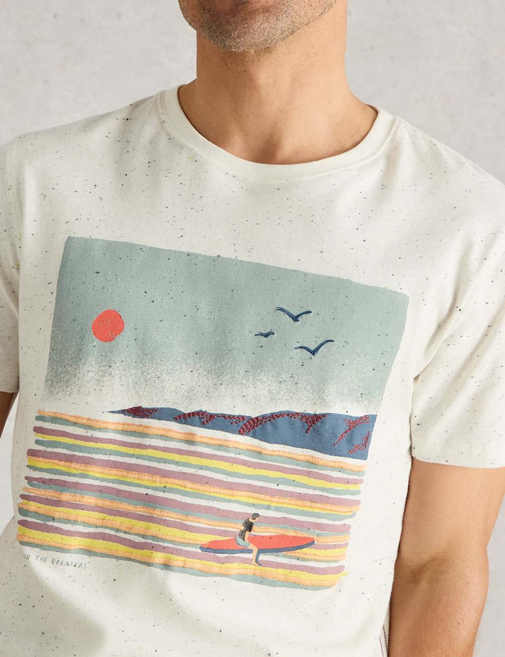 Cotton Rich Surfer Graphic Crew Neck T-Shirt 5 of 6