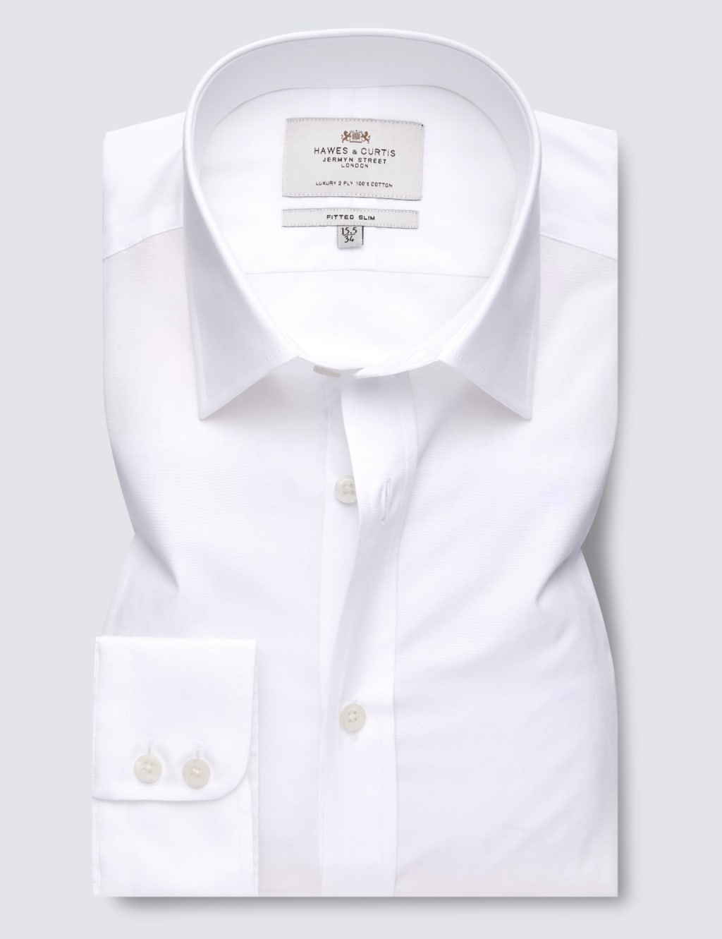 Slim Fit Easy Iron Pure Cotton Shirt 1 of 3