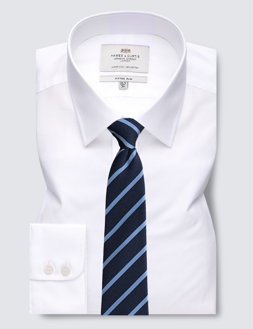 Slim Fit Easy Iron Pure Cotton Shirt 3 of 3