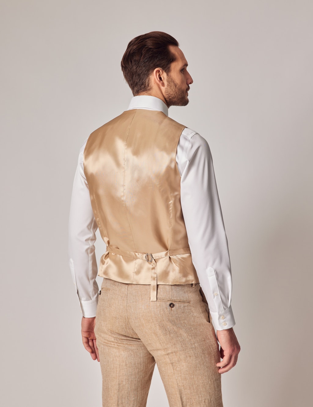 Tailored Fit Pure Linen Waistcoat 4 of 6