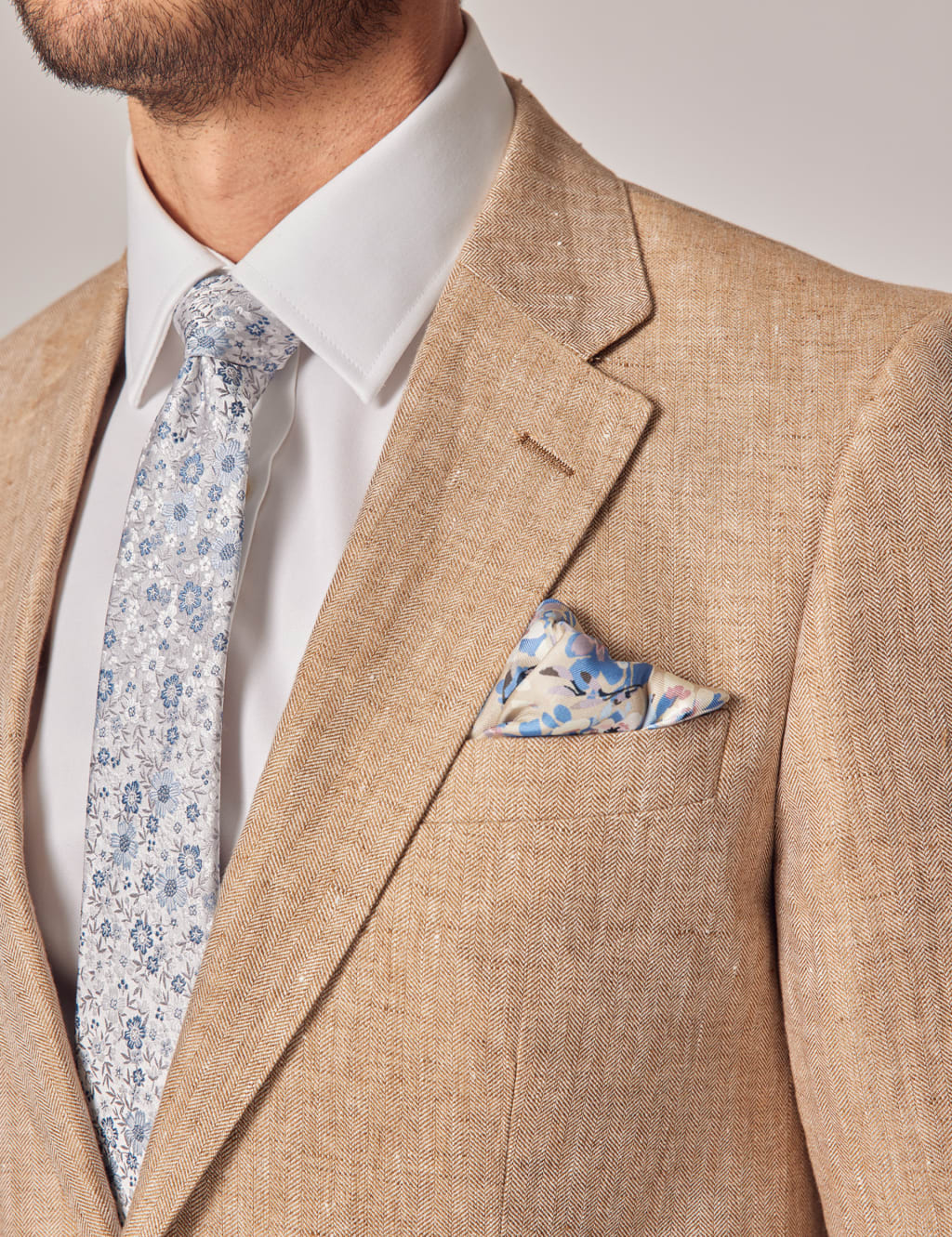 Tailored Fit Pure Linen Suit Jacket 2 of 8