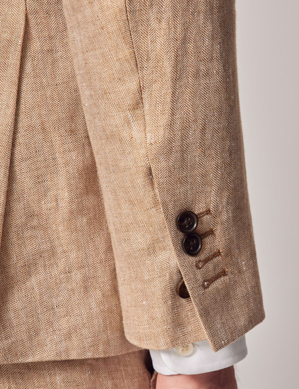 Tailored Fit Pure Linen Suit Jacket 3 of 8