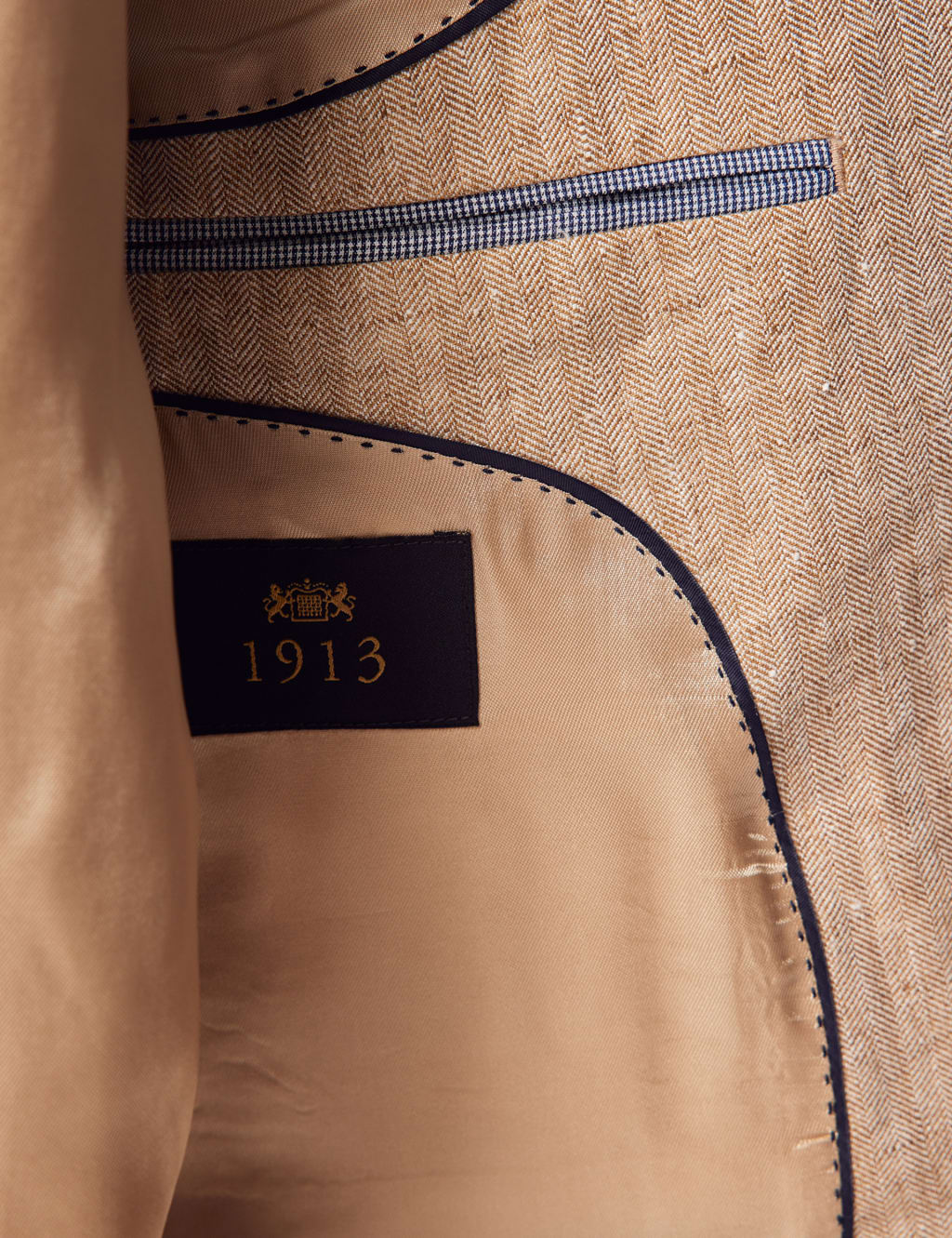 Tailored Fit Pure Linen Suit Jacket 7 of 8
