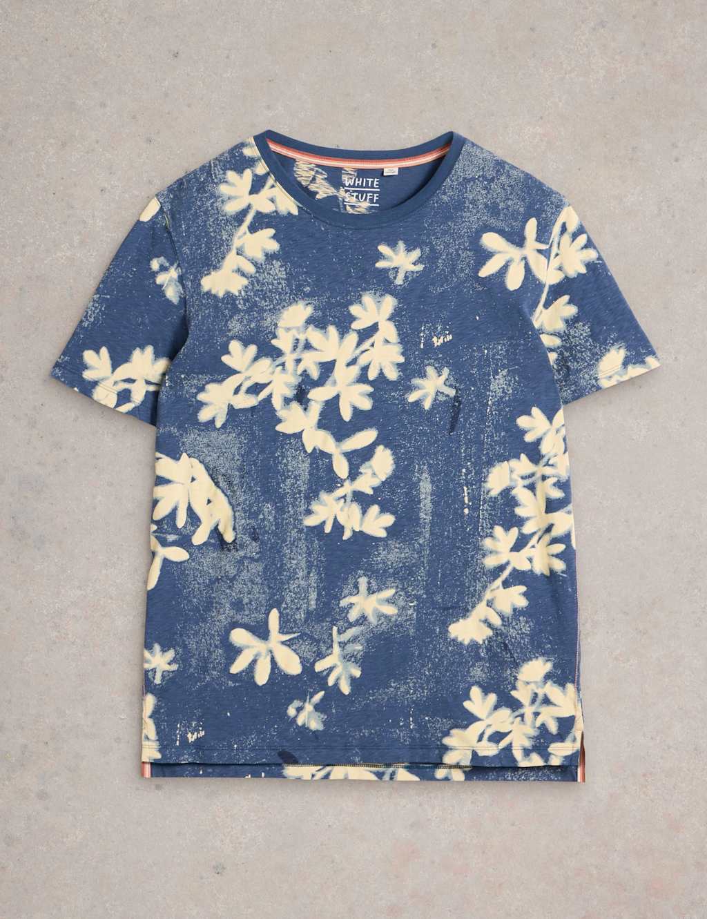 Pure Cotton Floral Print Crew Neck T-Shirt 2 of 6