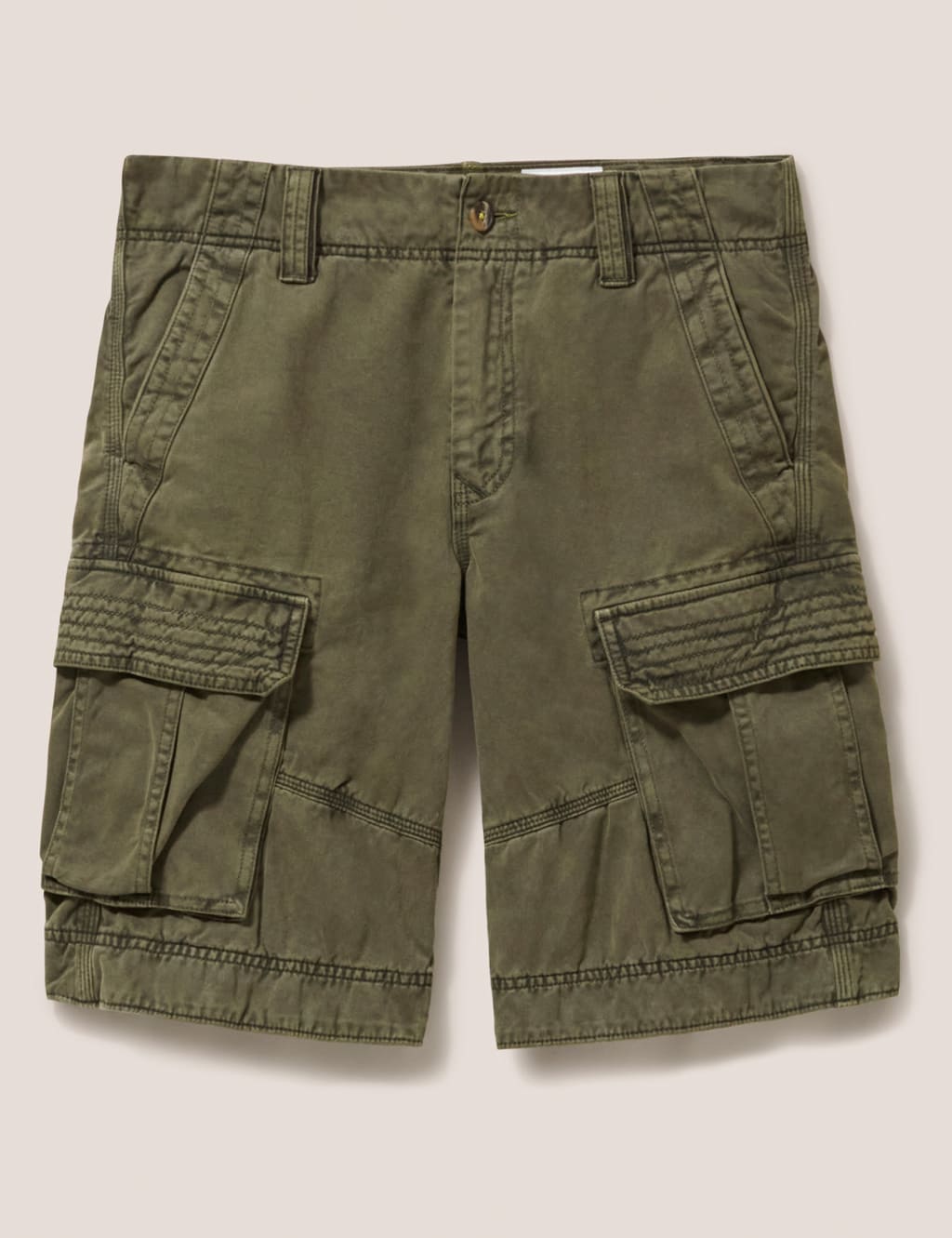 Pure Cotton Cargo Shorts