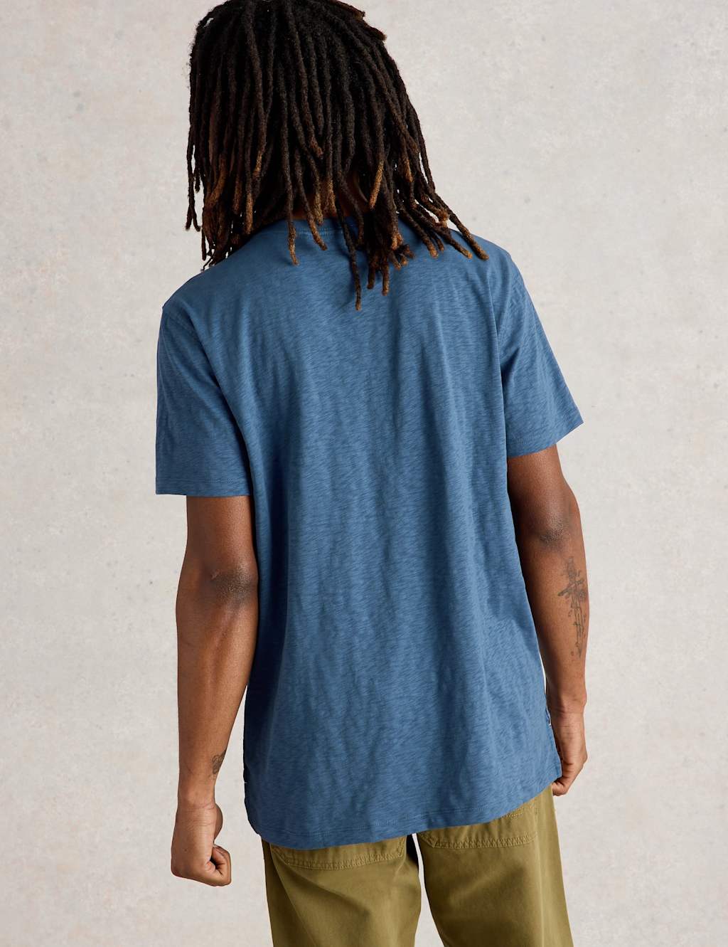 Pure Cotton Crew Neck Fish Graphic T-Shirt 4 of 6
