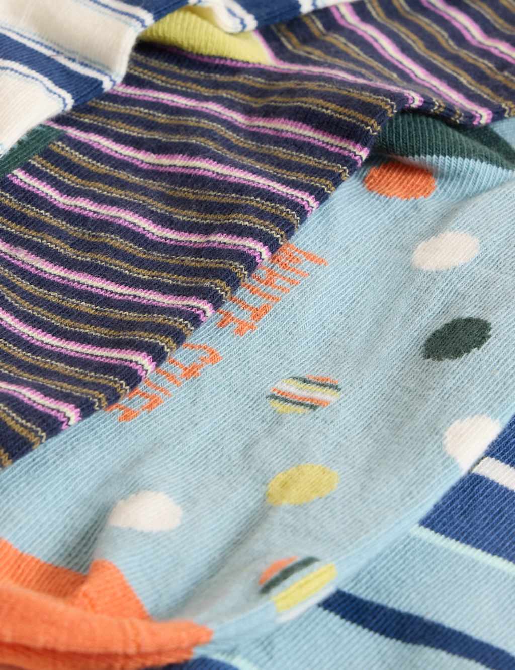 4pk Patterned Cotton Rich Socks 3 of 4