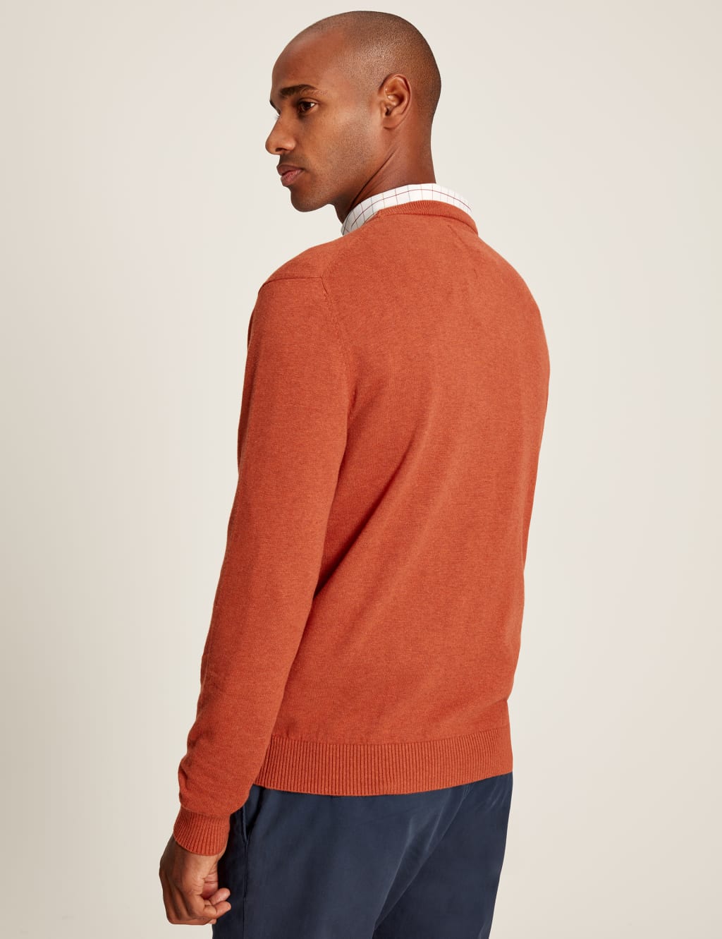 Pure Cotton Crew Neck Jumper 4 of 7