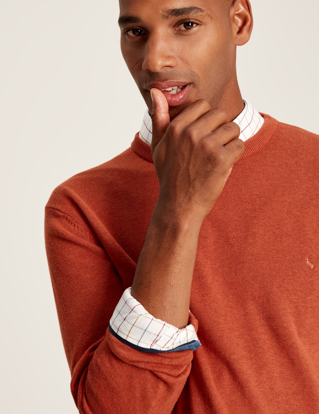 Pure Cotton Crew Neck Jumper 6 of 7