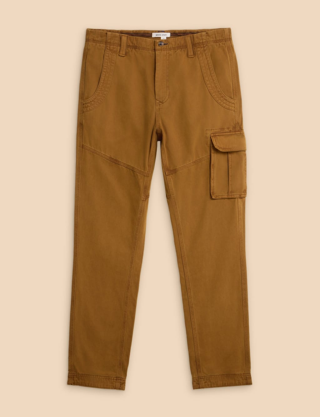Regular Fit Pure Cotton Cargo Trousers 2 of 2