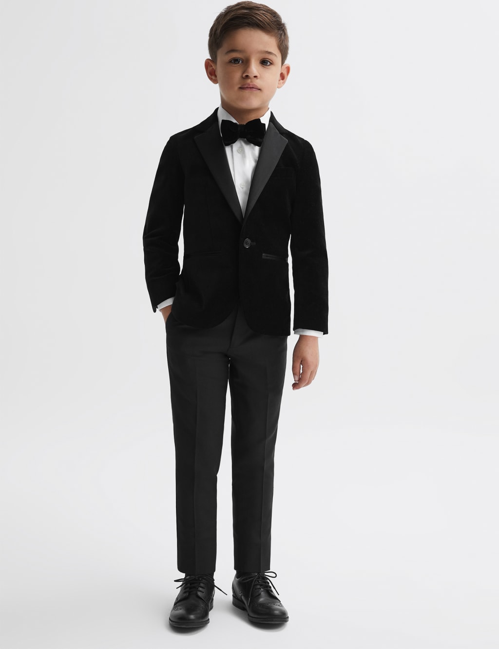 Slim Wool Blend Suit Trousers (3-14 Yrs) 1 of 5