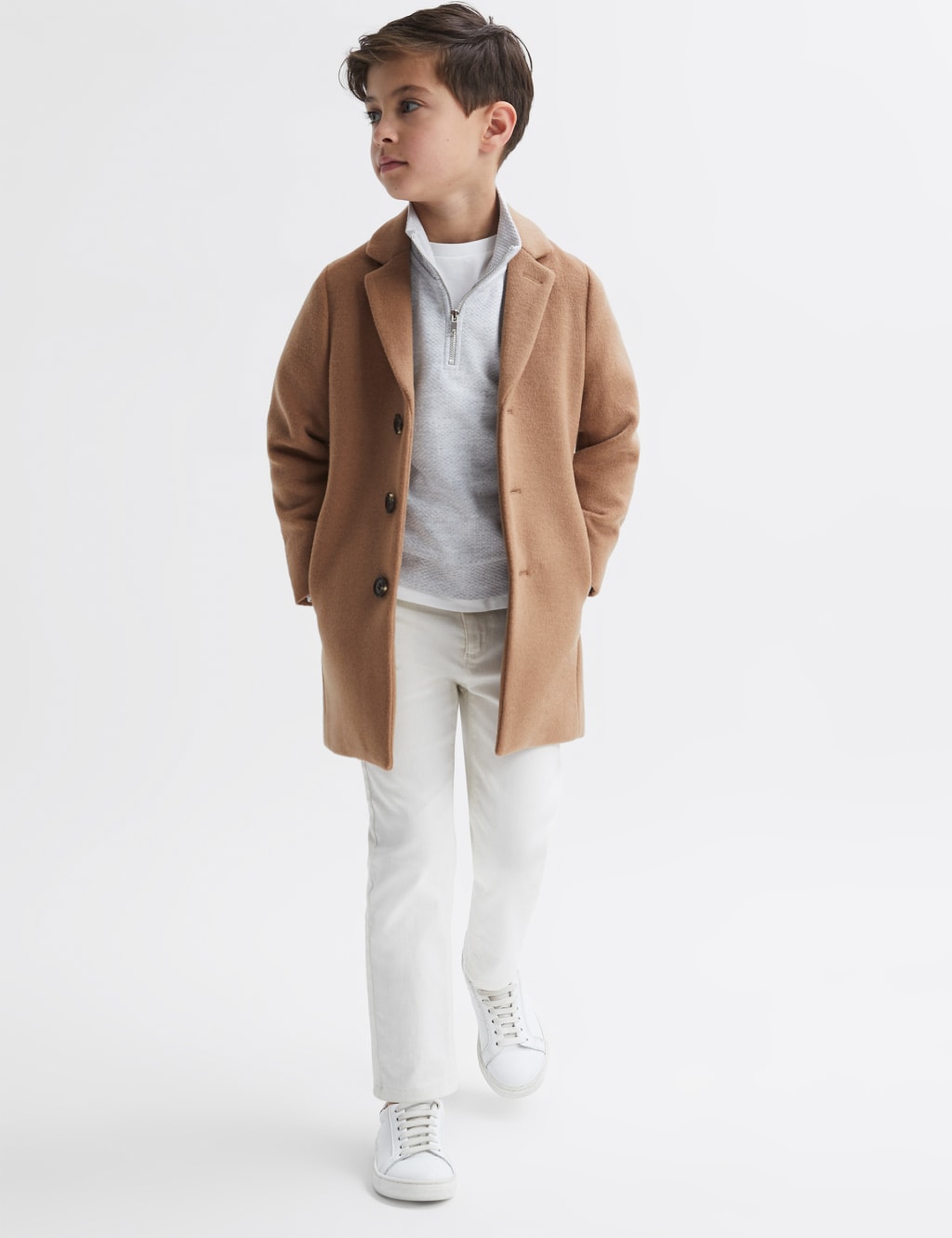 Longline wool jacket on sale