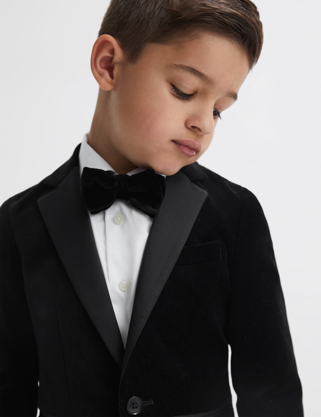 Velvet Single Breasted Blazer (3-14 Yrs) 5 of 5