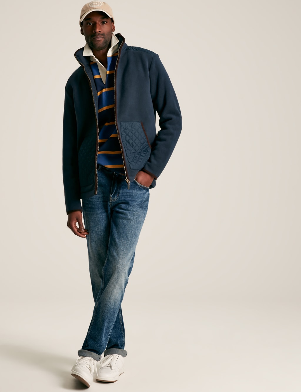 Fleece Funnel Neck Zip Up Jacket 3 of 7