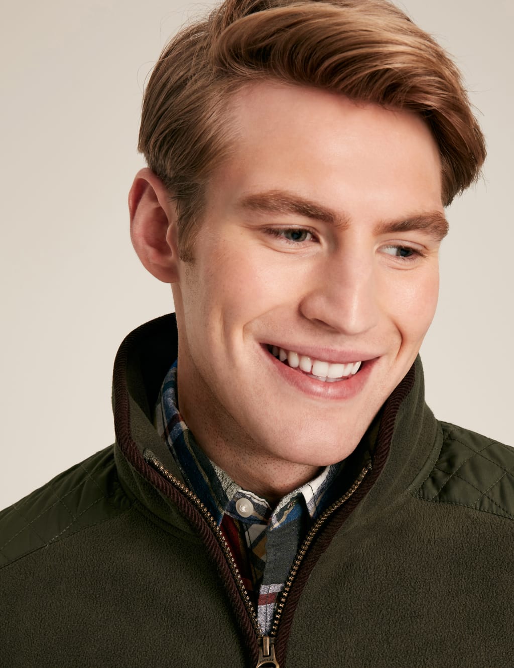 Fleece Funnel Neck Zip Up Jacket 4 of 6