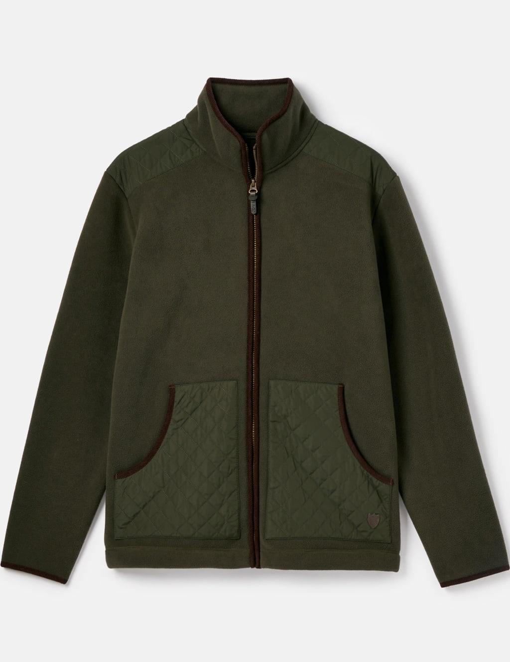 Fleece Funnel Neck Zip Up Jacket 2 of 6