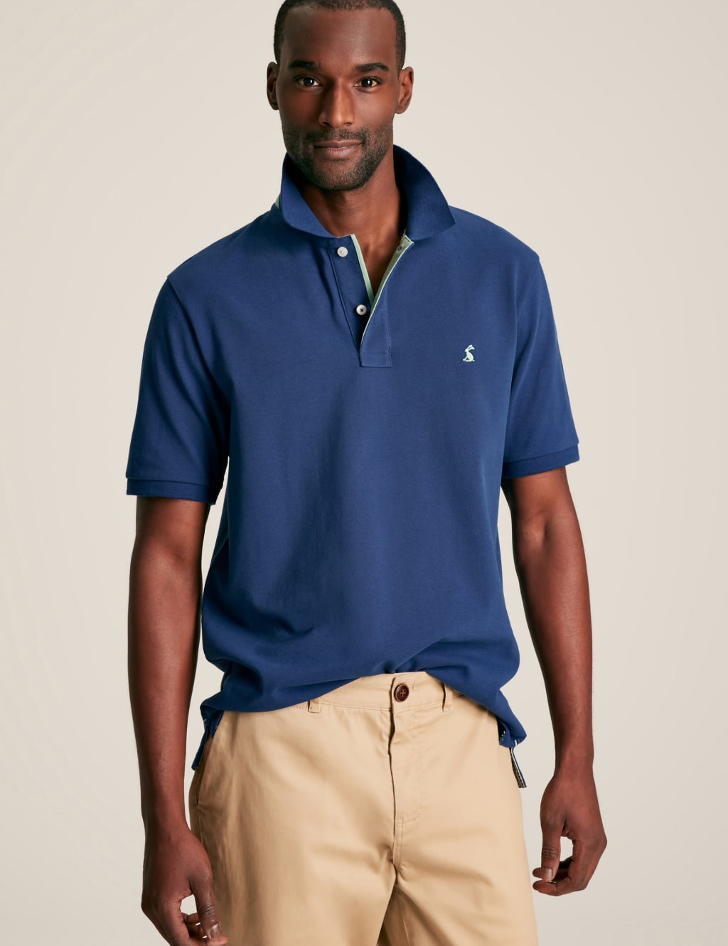 Polo shirt with pocket cotton top