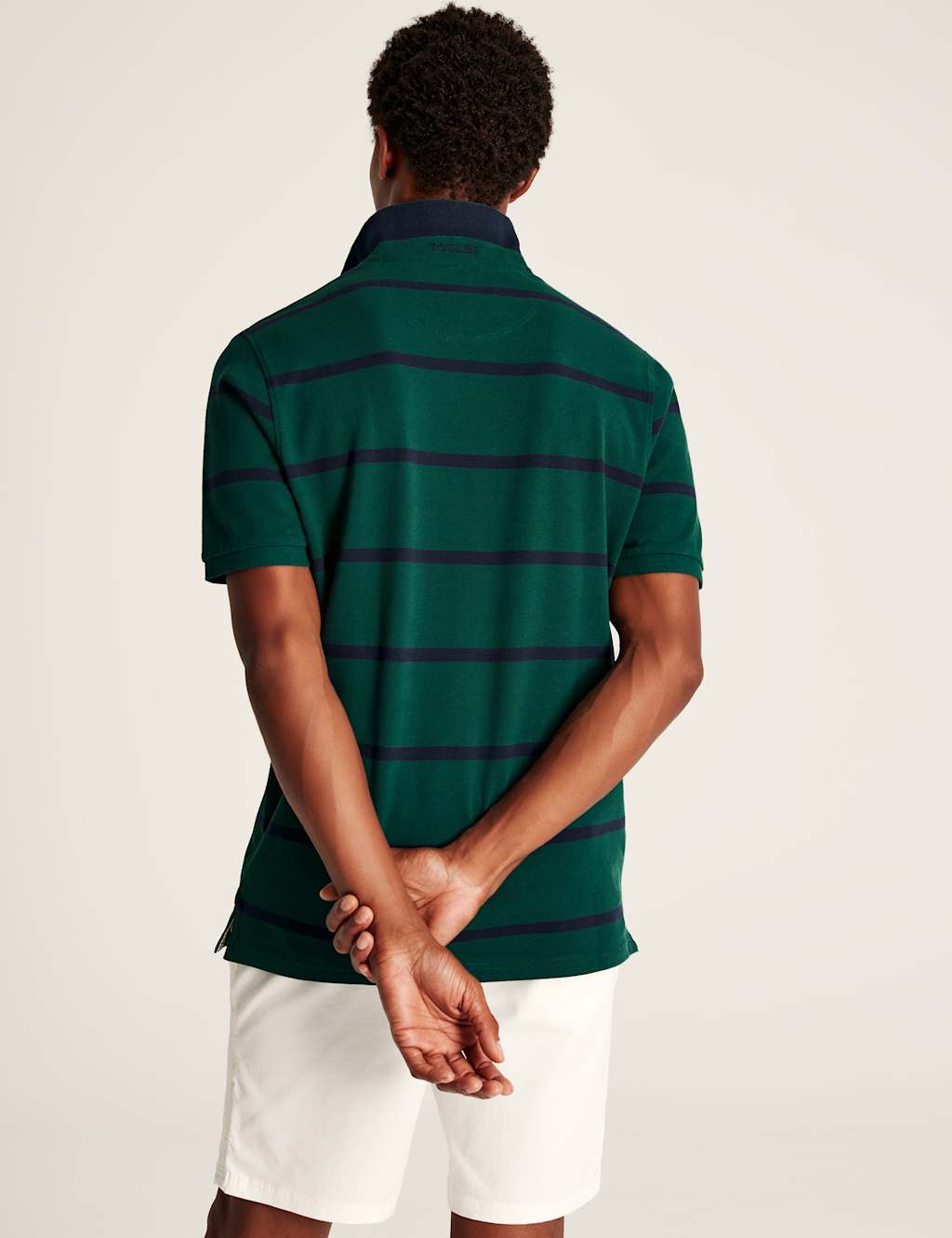 Pure Cotton Pique Striped Polo Shirt 5 of 5