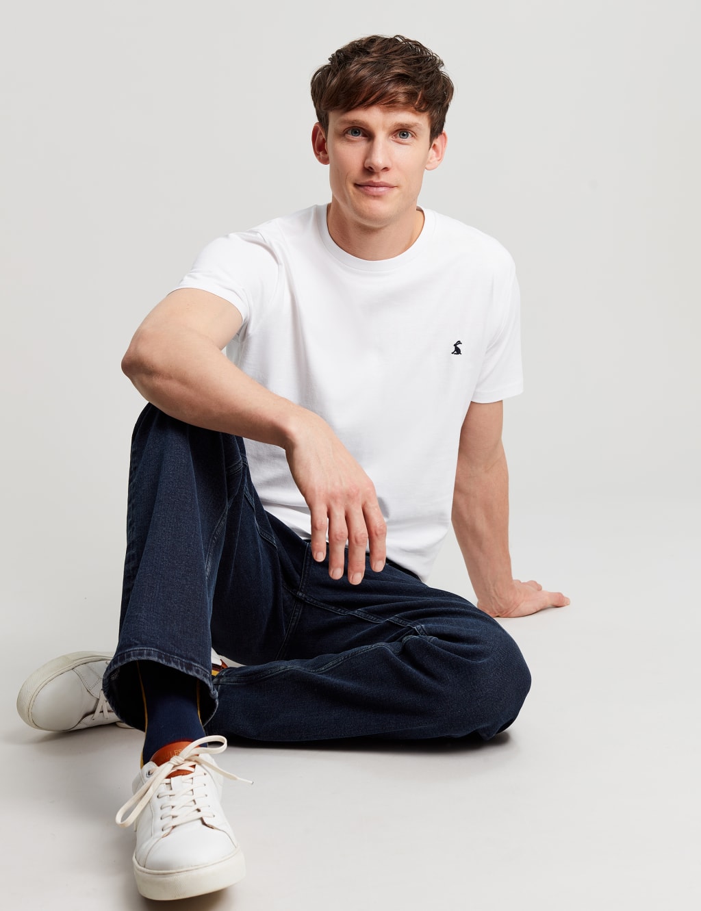 Pure Cotton Jersey Crew Neck T-Shirt 5 of 6