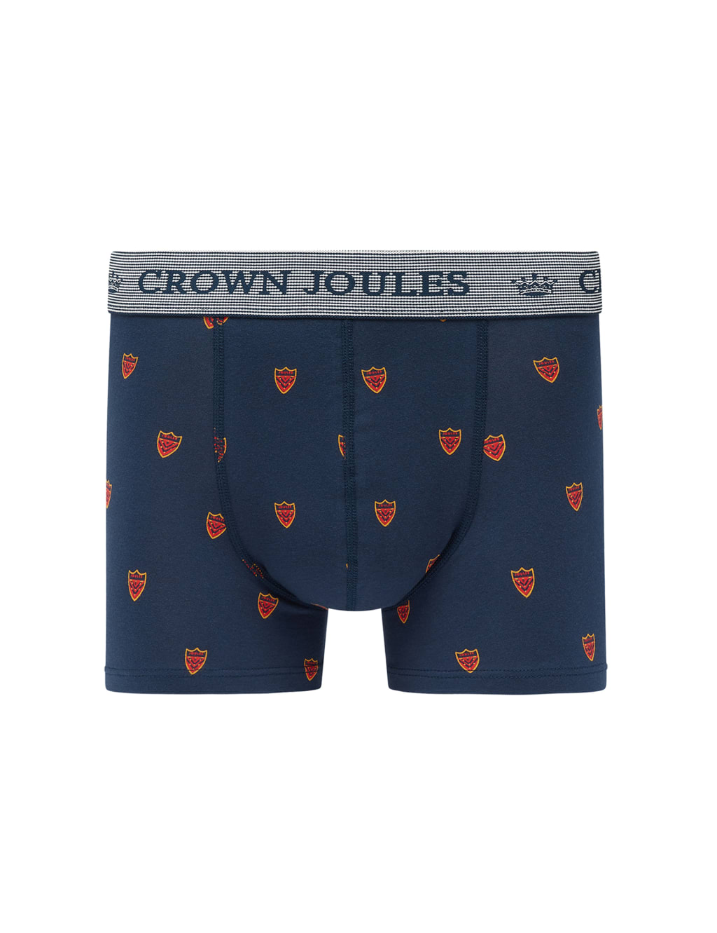 2pk Cotton Rich Crest & Striped Boxers 2 of 4