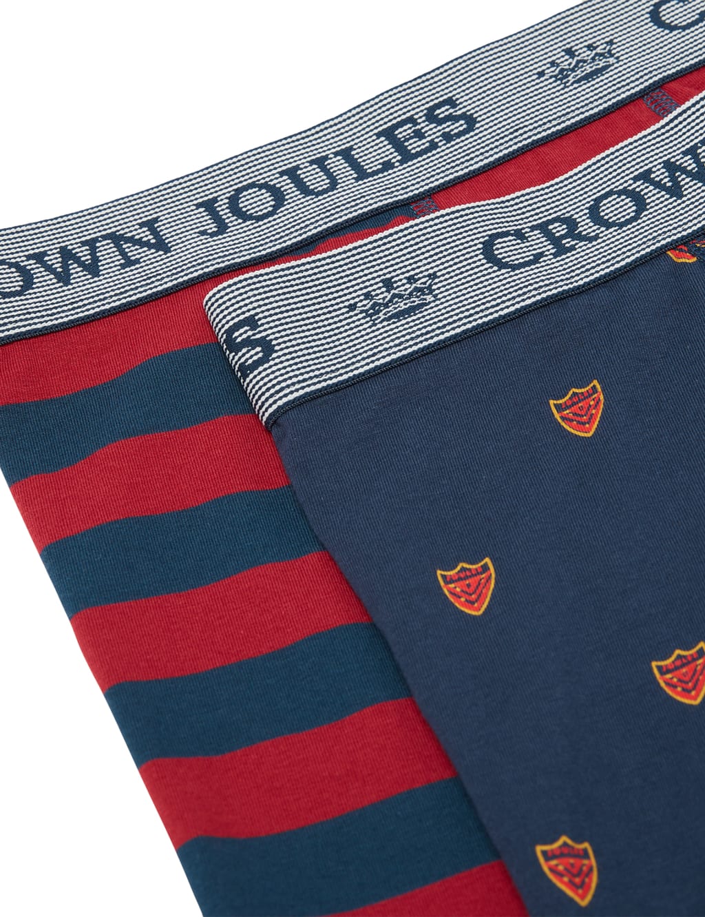 2pk Cotton Rich Crest & Striped Boxers 4 of 4