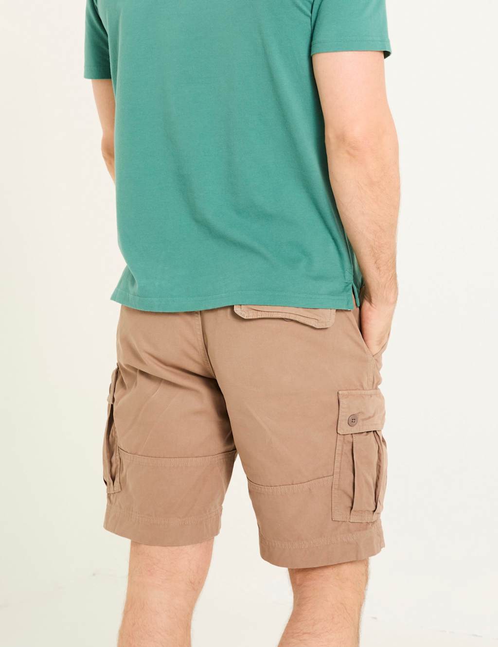 Regular Fit Pure Cotton Cargo Shorts 4 of 5