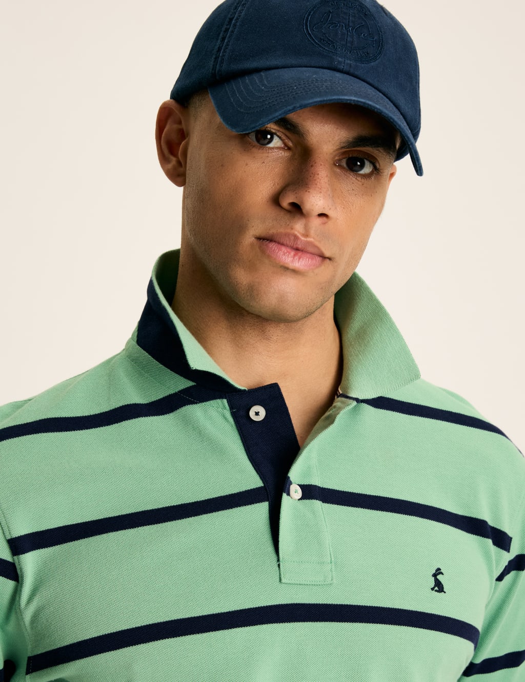 Pure Cotton Striped Polo Shirt 6 of 8
