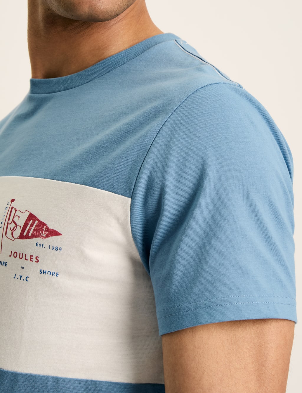 Pure Cotton Colour Block Racquet Club T-Shirt 6 of 6