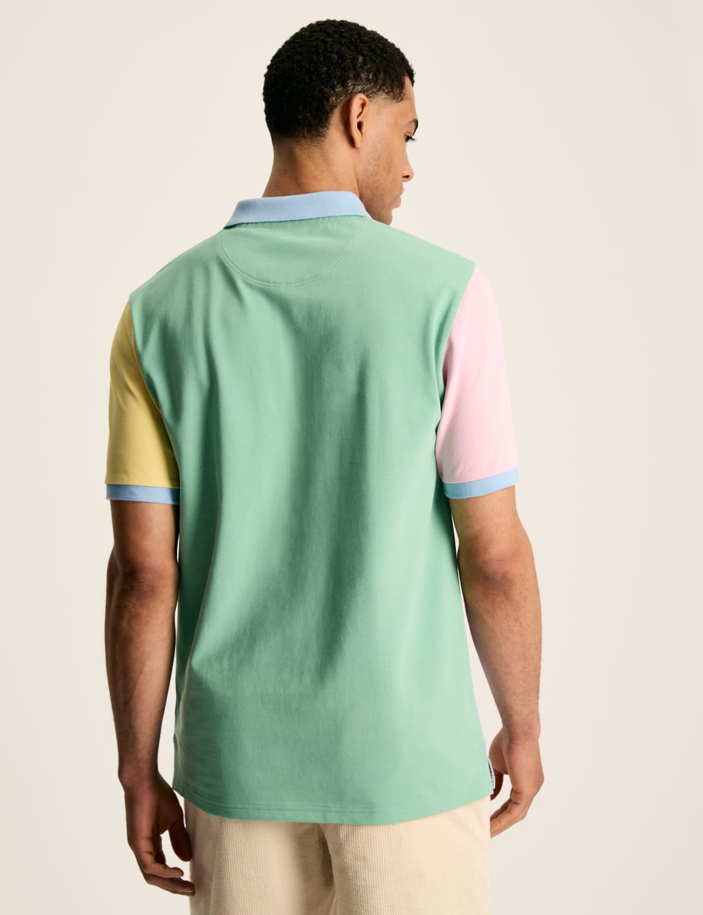Pure Cotton Colour Block T-Shirt 4 of 7