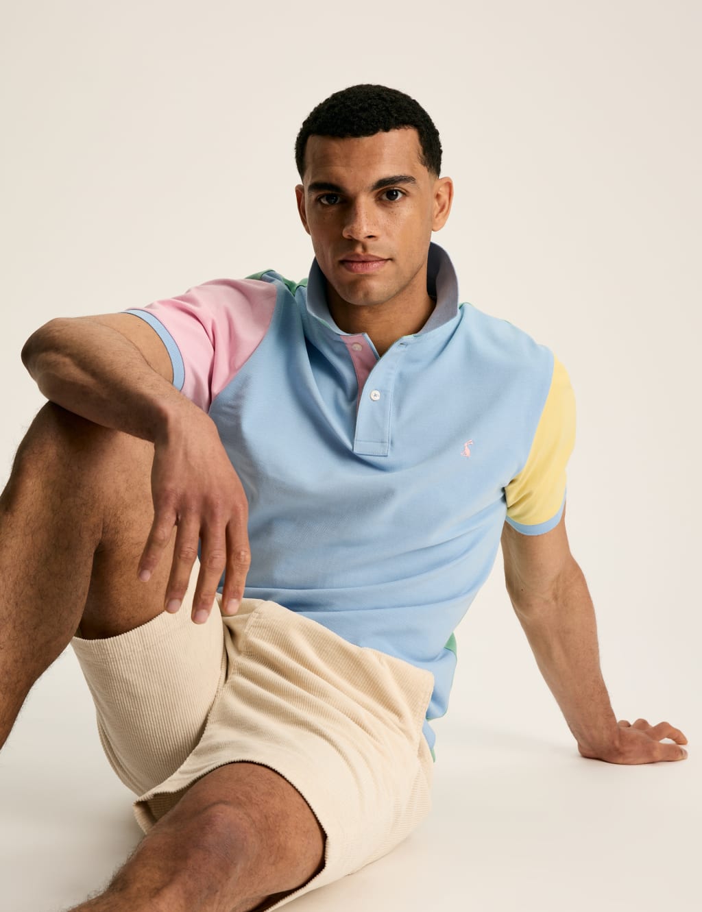 Pure Cotton Colour Block T-Shirt 7 of 7