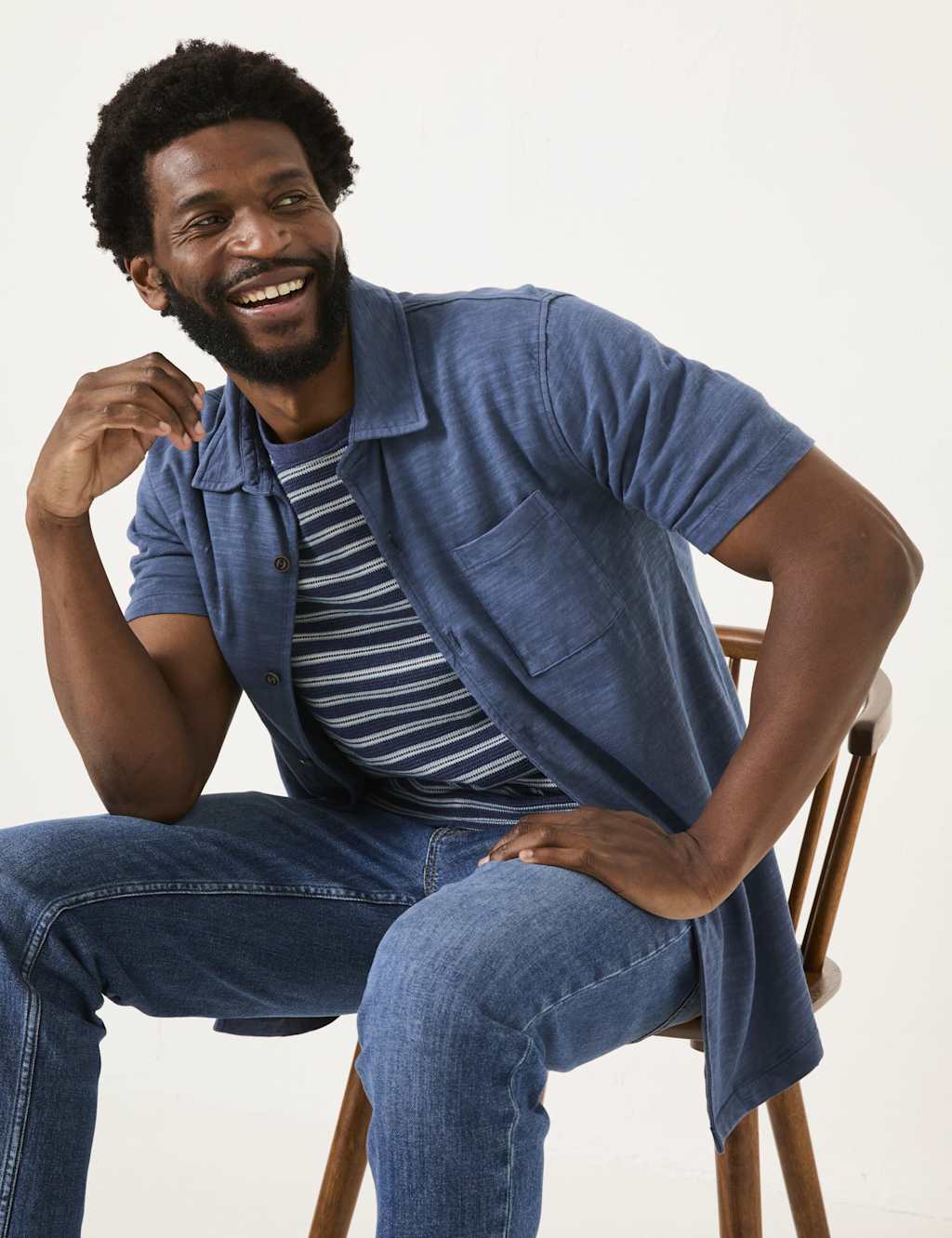 Pure Cotton Jersey Shirt 5 of 5
