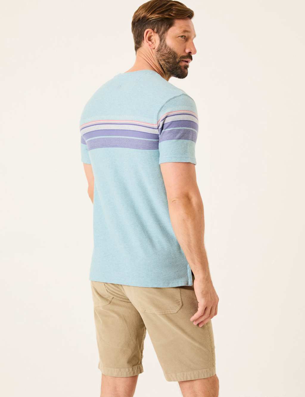 Pure Cotton Striped T-Shirt 3 of 5