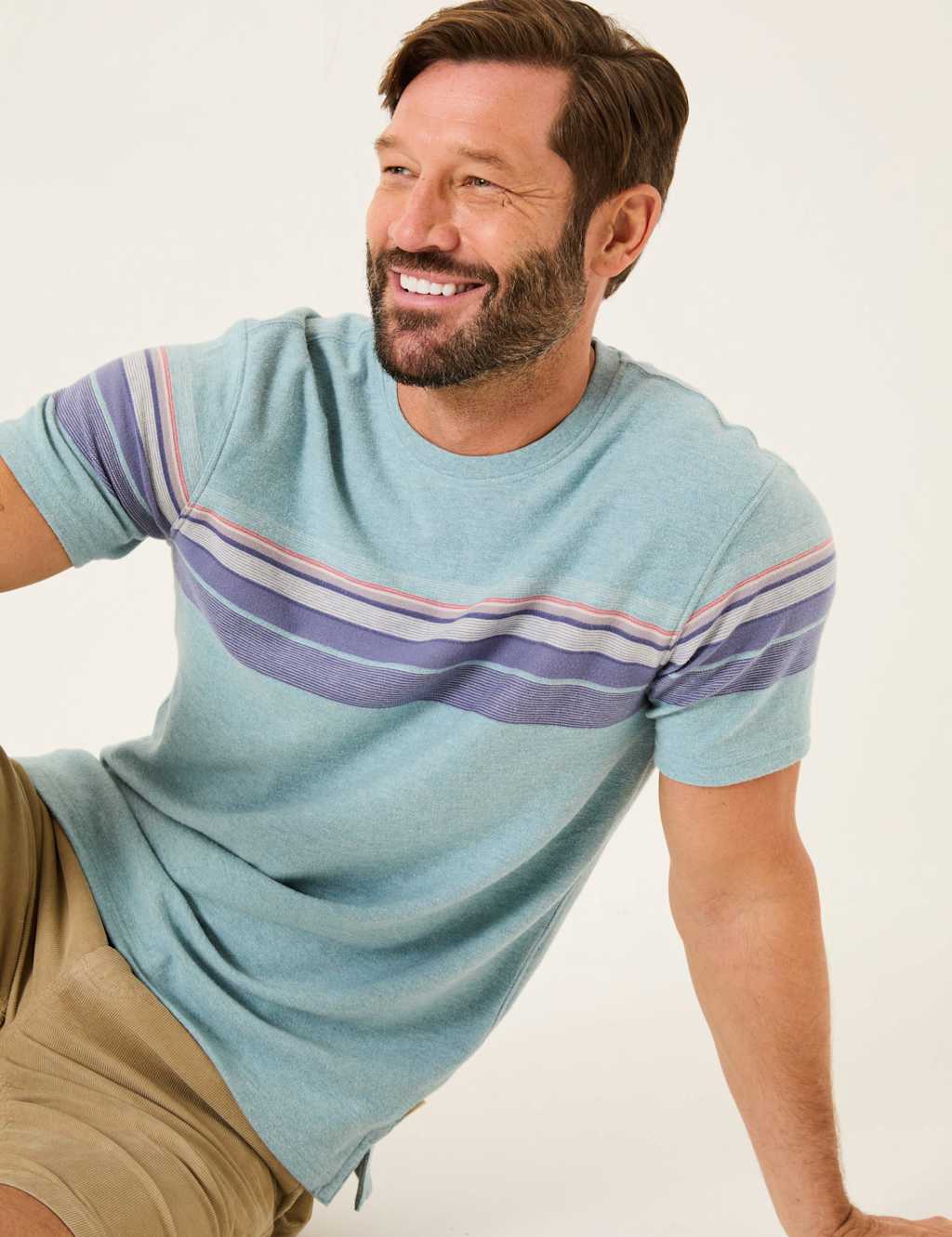 Pure Cotton Striped T-Shirt 5 of 5
