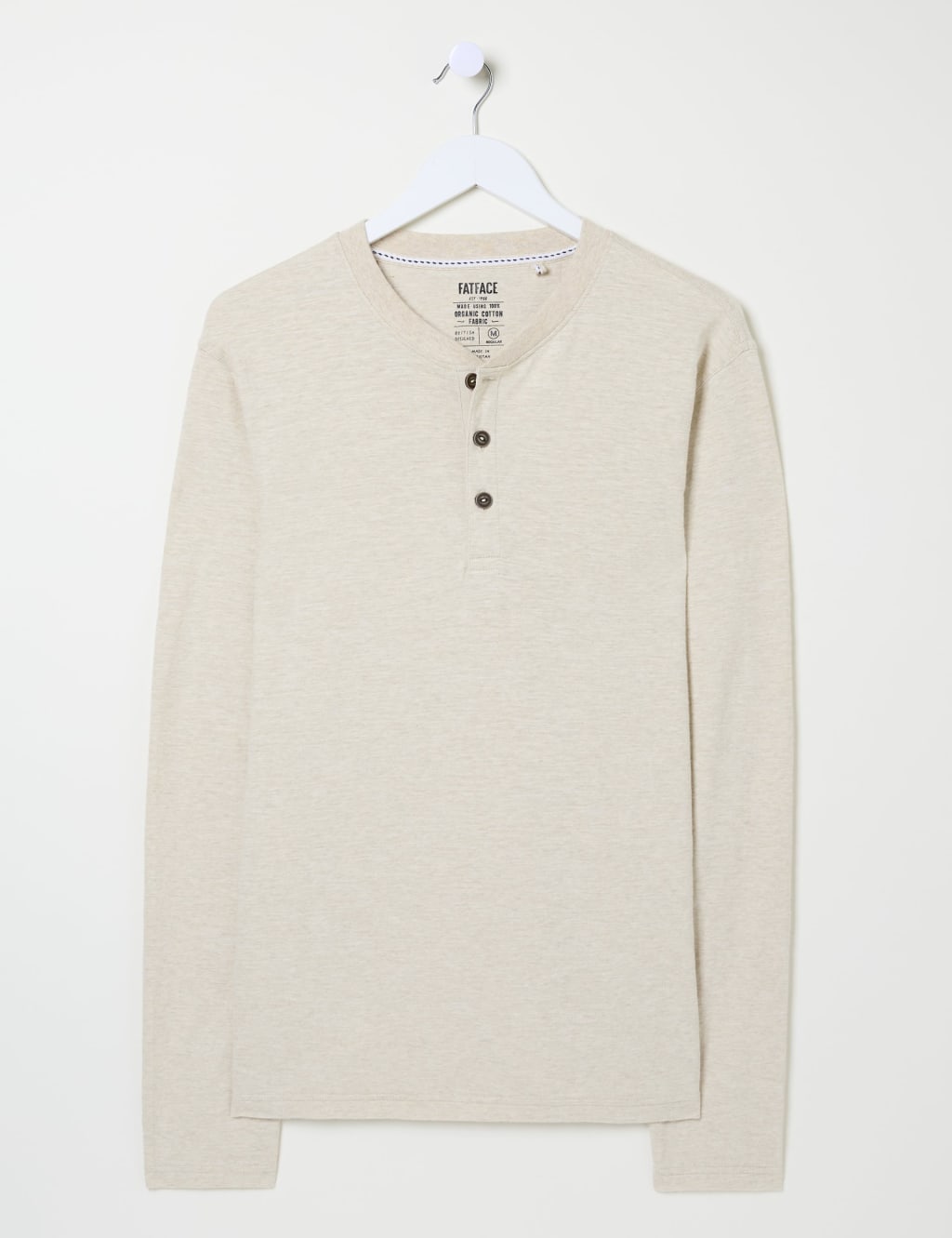 Pure Cotton Henley Top 2 of 5