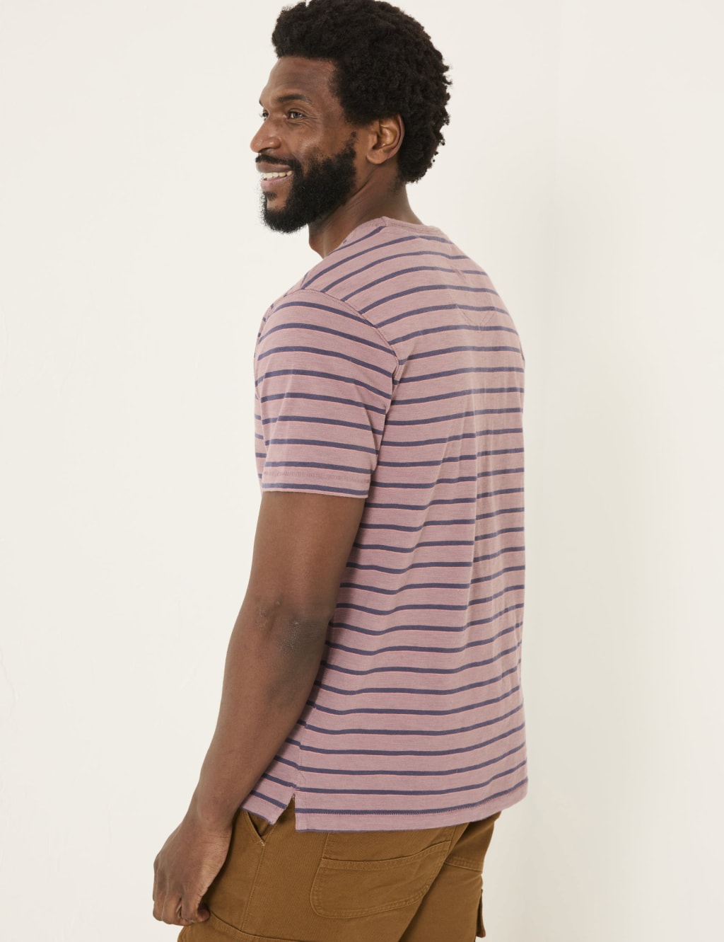 Pure Cotton Striped T-Shirt 3 of 5