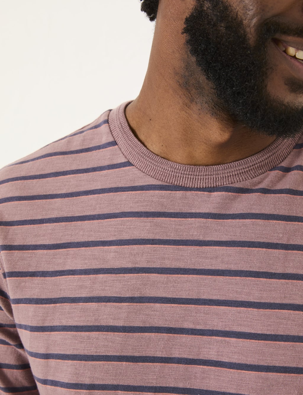 Pure Cotton Striped T-Shirt 4 of 5