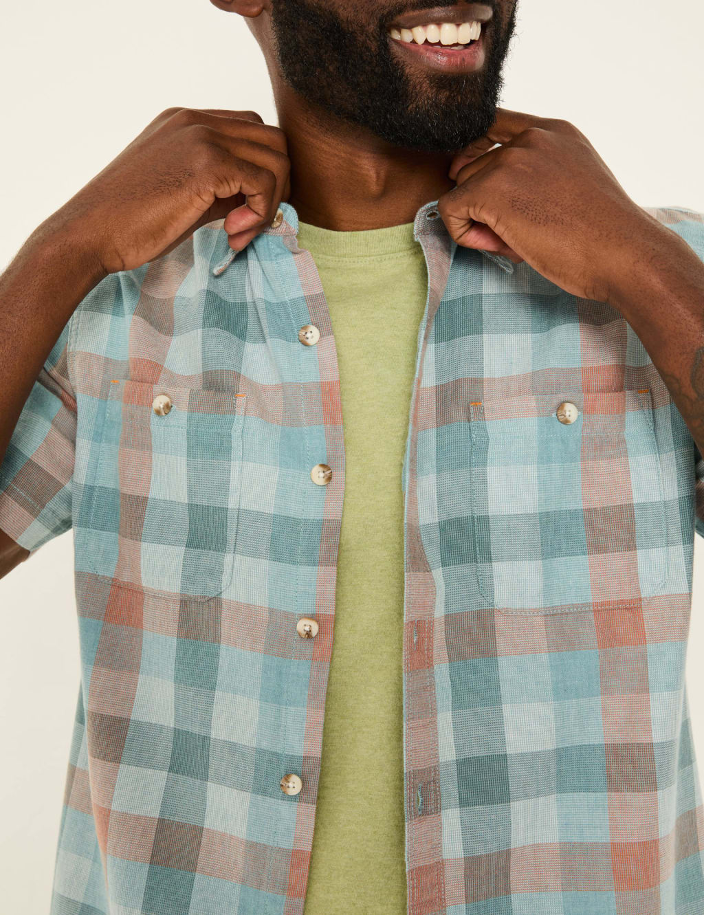 Pure Cotton Check Shirt 4 of 5