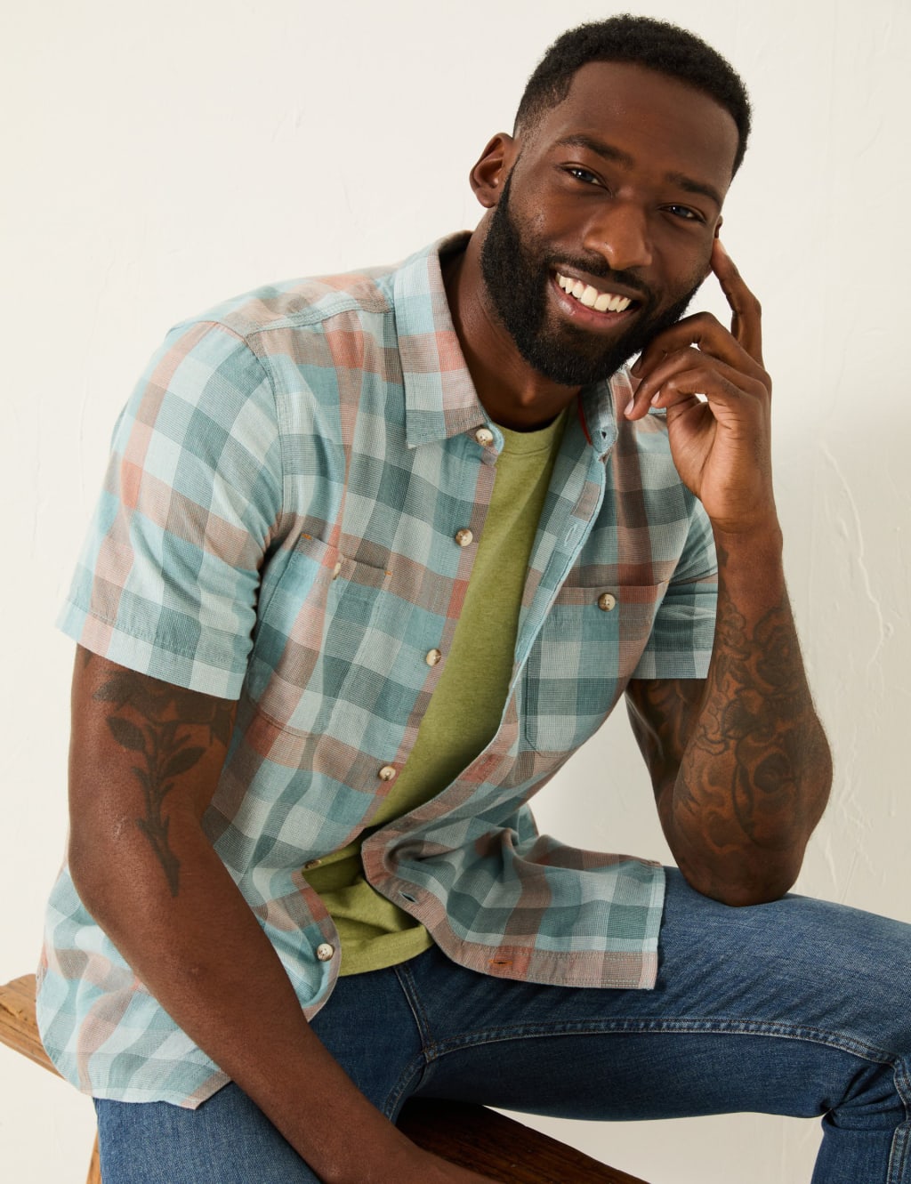 Pure Cotton Check Shirt 5 of 5