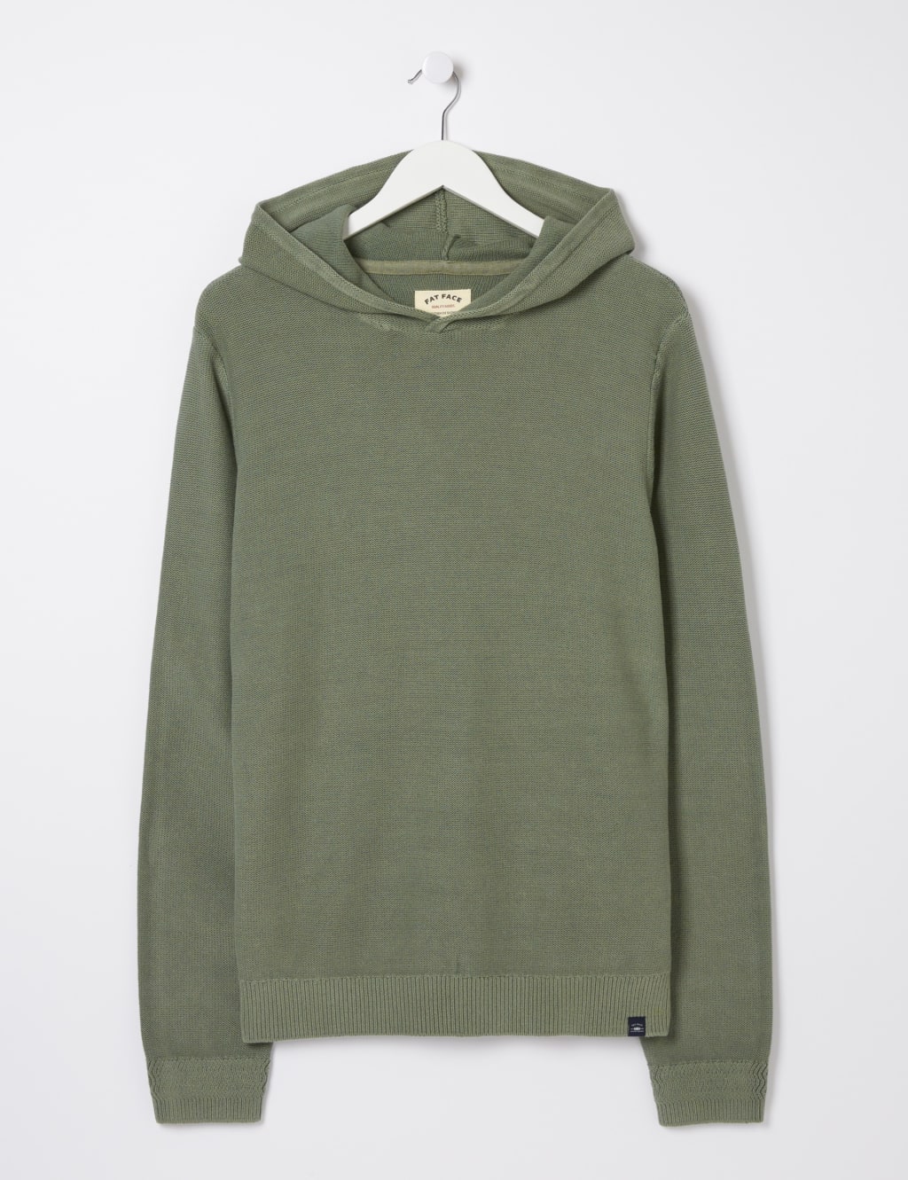 Pure Cotton Knitted Hoodie FatFace M S