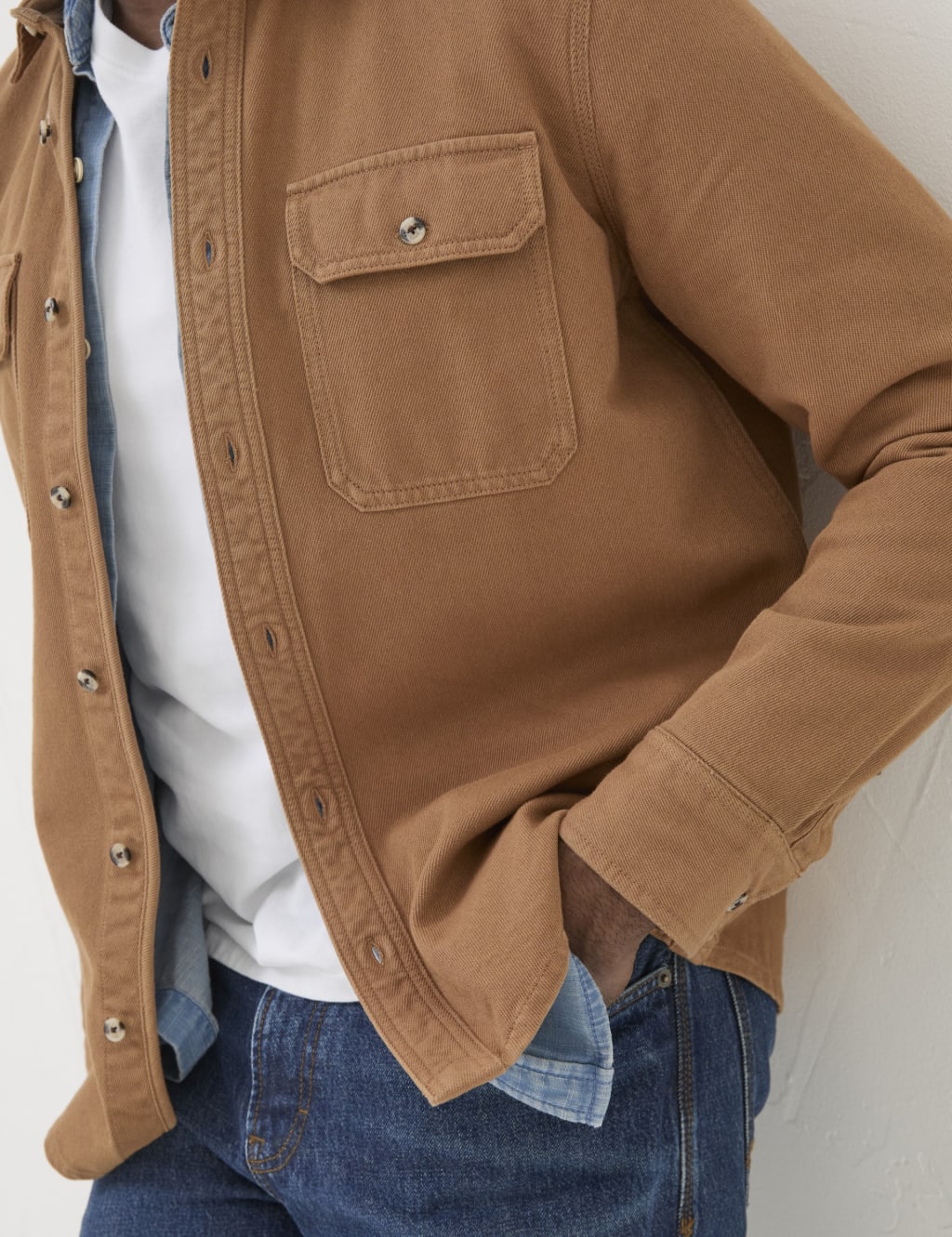 Pure Cotton Twill Oxford Shirt 4 of 4