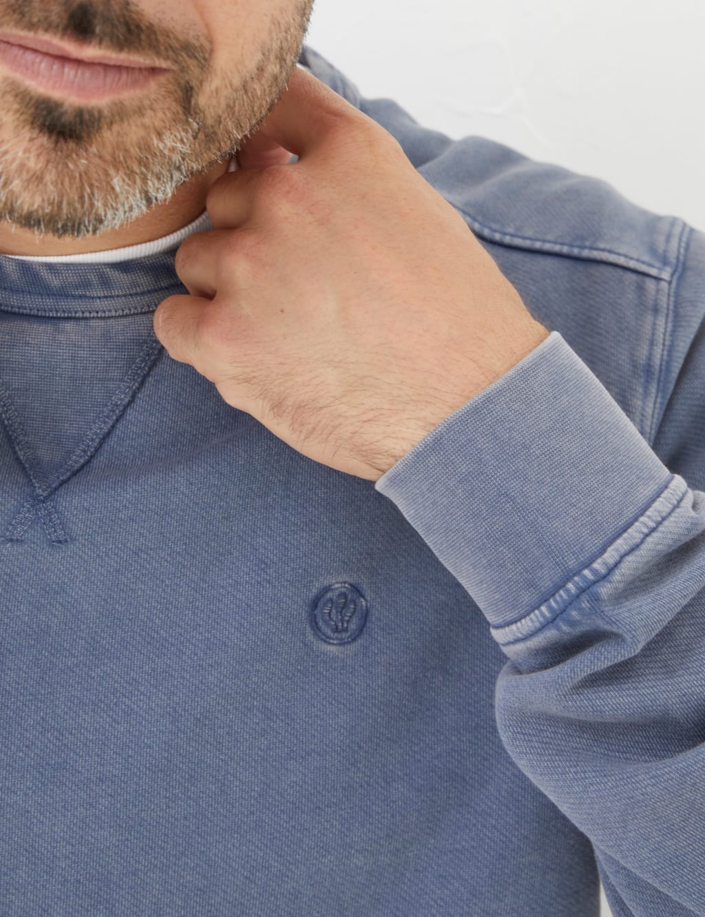 Pure Cotton Crew Neck Sweatshirt 4 of 4