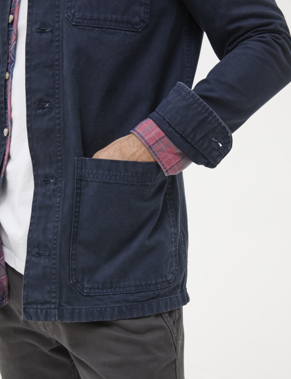 Pure Cotton Utility Canvas Jacket 4 of 5