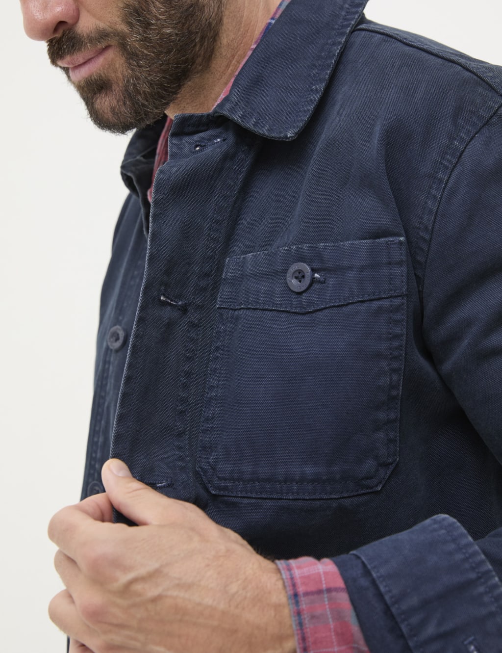 Pure Cotton Utility Canvas Jacket 5 of 5