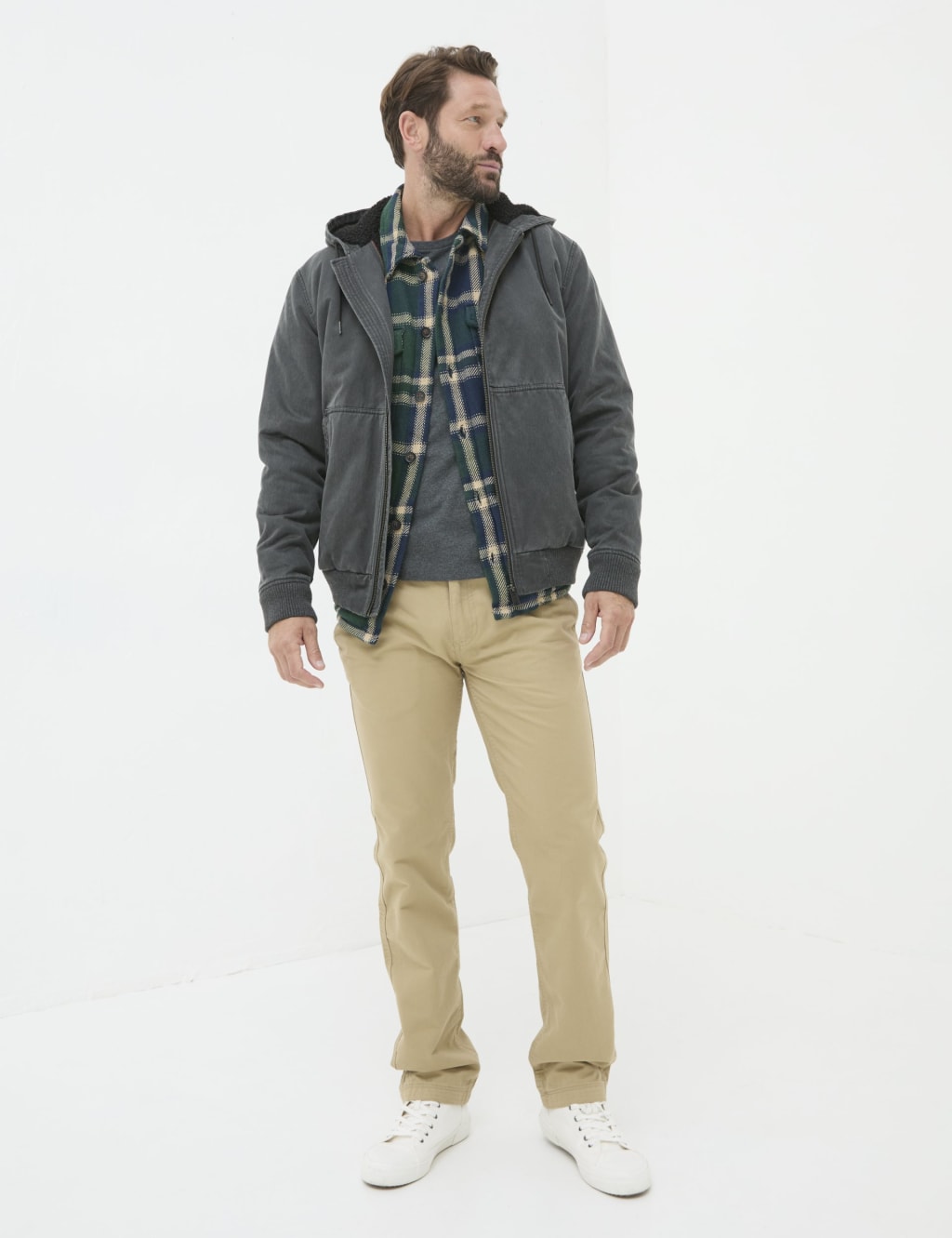 Padded technical utility jacket discount
