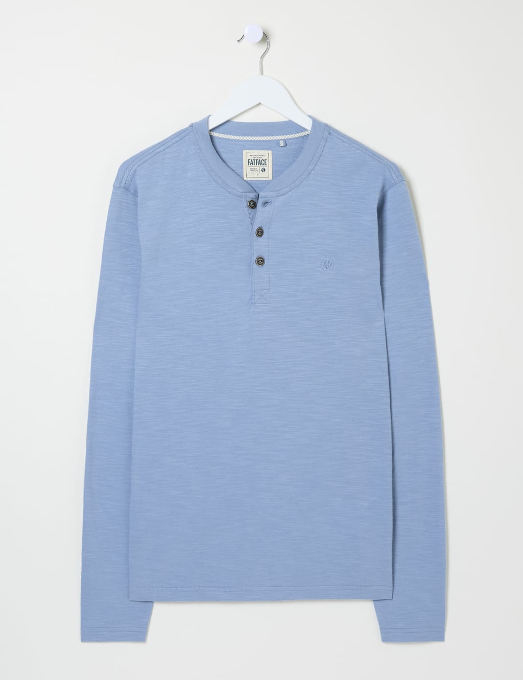 Pure Cotton Henley Long Sleeve Top 2 of 5