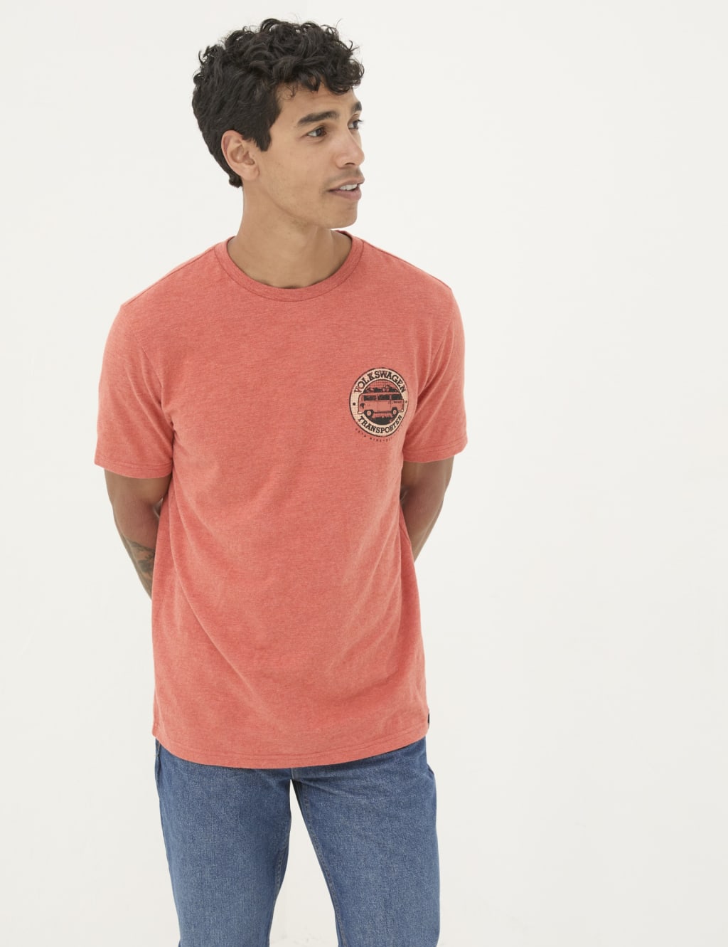 Pure Cotton VW Transporter Graphic T Shirt FatFace M S